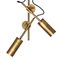 Brass 3452-6 Stave Spot 2 Ceiling Lamp by Johan Carpner for Konsthantverk 3