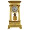 Large Restauration Gilt Bronze Portico Clock 1