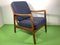 Scandinavian Lounge Chair with Teak Frame and Upholstery, 1960s, Image 2