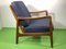 Scandinavian Lounge Chair with Teak Frame and Upholstery, 1960s, Image 3