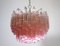 Italian 107 Crystal Prism Quadriedri Chandeliers in Murano, Set of 6 4