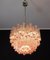 Italian 107 Crystal Prism Quadriedri Chandeliers in Murano, Set of 6 12