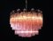 Italian 107 Crystal Prism Quadriedri Chandeliers in Murano, Set of 6 11