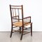 Arts and Crafts Carver Chair with Rush Seat, 1930, Image 3