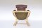 Swedish Brown Leather Kroken Lounge Chair and Ottoman by Åke Fribytter for Nelo Möbel , 1970s, Set of 2, Image 5