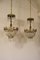 Vintage Empire Style Balloon-Shaped 3-Light Chandeliers with Hanging Drops, Set of 2 9