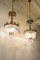 Vintage Empire Style Balloon-Shaped 3-Light Chandeliers with Hanging Drops, Set of 2 2