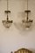 Vintage Empire Style Balloon-Shaped 3-Light Chandeliers with Hanging Drops, Set of 2 8
