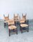 Rustikale Esszimmerstühle aus Eiche & Binse, Belgien, 1950er, 5er Set 21