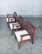 Mid-Century Modern Dutch Armchair Set, Netherlands, 1950s, Set of 3, Image 13