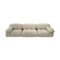 Mario Bellini für B & b Italia Camaleonda Stoff Sofa in Weiß, 3er Set 1