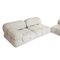 Mario Bellini for B&b Italia Camaleonda White Blucked Fabricular Sofa, Set of 3, Image 3