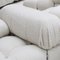 Mario Bellini for B&b Italia Camaleonda White Blucked Fabricular Sofa, Set of 3 6