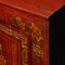 Red Lacquer Floral Sideboard 6