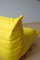 Sillón Togo de microfibra en amarillo de Michel Ducaroy para Ligne Roset, Imagen 3