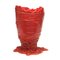 Matt Red, Clear Red Spaghetti Vase by Gaetano Pesce for Fish Design 1