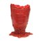 Matt rote, rote Spaghetti Vase von Gaetano Pesce für Fish Design 1