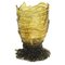 Klare gelbe und graue Spaghetti Vase von Gaetano Pesce für Fish Design 2