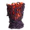 Special Clear Red and Matt Purple Spaghetti Vase by Gaetano Pesce for Fish Design, Image 1