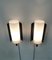 Enamelled Metal and Opal Glass Wall Lamps, Italy, 1960s, Set of 2 6