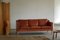 Mid-Century Danish Cognac Leather Sofa, 1970s 7