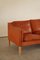 Mid-Century Danish Cognac Leather Sofa, 1970s 2