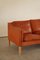 Mid-Century Danish Cognac Leather Sofa, 1970s, Image 2