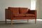 Mid-Century Cognac Leather Sofa, 1970s 9