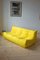 Yellow Microfiber Togo Living Room by Michel Ducaroy for Ligne Roset, Set of 5, Image 9