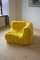 Salon Togo en Microfibre Jaune par Michel Ducaroy pour Ligne Roset, Set de 5 4