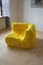 Salotto Togo in microfibra gialla di Michel Ducaroy per Ligne Roset, set di 5, Immagine 4