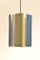 Dutch Mid-Century Tricolor Pendant Lamps from Anvia, Set of 2 11