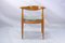 Vintage English Carver Armchair attributed to Hans Wegner, 1960s 6