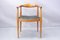 Vintage English Carver Armchair attributed to Hans Wegner, 1960s, Image 2