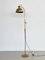 Verstellbare Mid-Century Stehlampe aus massivem Messing von Florian Schulz, 1970er 10
