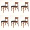 Danish Teak and Afromosia Dining Chairs, Set of 6 2