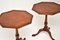 Leather Top Side Tables, 1930s, Set of 2 5