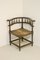 Vintage Corner Chair With Sculpted Backerst, 1940s, Image 1