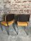 Vintage Side Chairs in Chromed Metal & Yellow Wool, 1970s, Set of 2 5