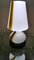 Space Age Table Lamp in Opaline Murano Glass & Marble in Carlo Moretti Style 5