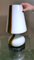 Lampe de Bureau Space Age en Verre de Murano Opalin et Marbre de Style Carlo Moretti 15