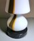 Space Age Table Lamp in Opaline Murano Glass & Marble in Carlo Moretti Style, Image 8