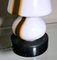 Small Space Age Table Lamp in Opaline Murano Glass & Marble in Carlo Moretti Style 10