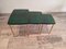 Green Nesting Tables by Aldo Tura, 1975, Set of 3 1