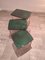 Green Nesting Tables by Aldo Tura, 1975, Set of 3, Image 2