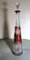 Bottiglia in stile Luigi XVI in cristallo rosso molato a mano, Immagine 2