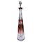 French Louis XVI Style Bottle in Hand-Cut & Ground Red Crystal 1