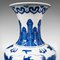 Vintage Chinese White and Blue Flower Vase, Image 8