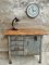 Industrial Steel and Wood Workbench 15