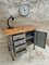 Industrial Steel and Wood Workbench 9